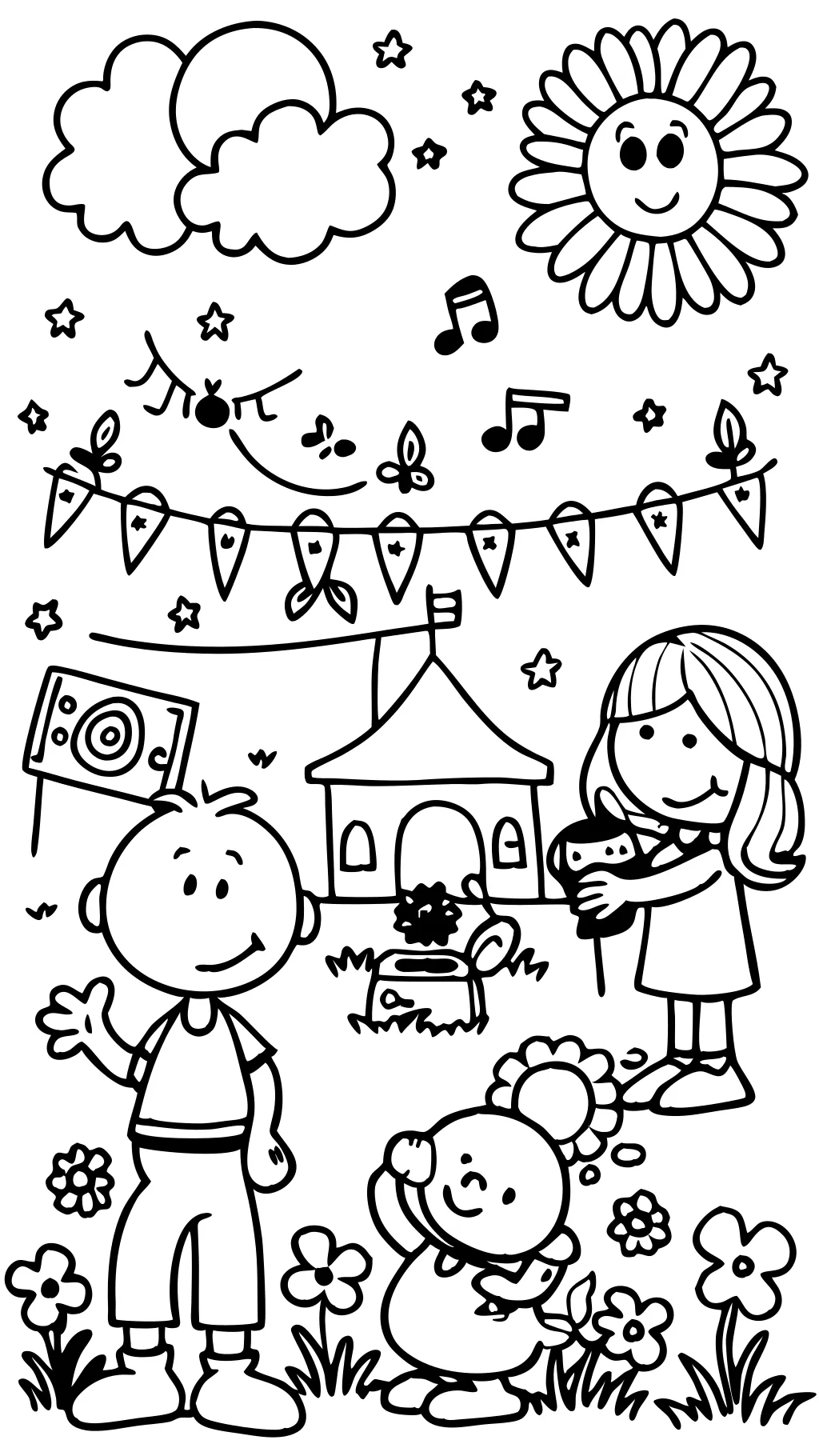 Páginas para colorear de Woodstock Peanuts